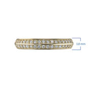 Кольцо из желтого золота с бриллиантами э0301кц07210126 ЭПЛ Даймонд э0301кц