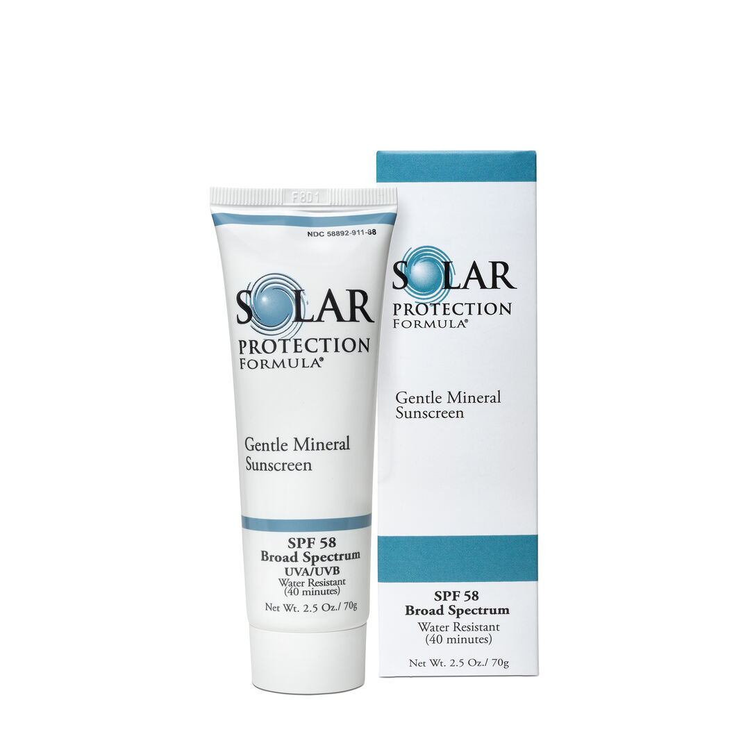 Минеральный солнцезащитный крем для чувствительной кожи лица SPF58 Solar Pr