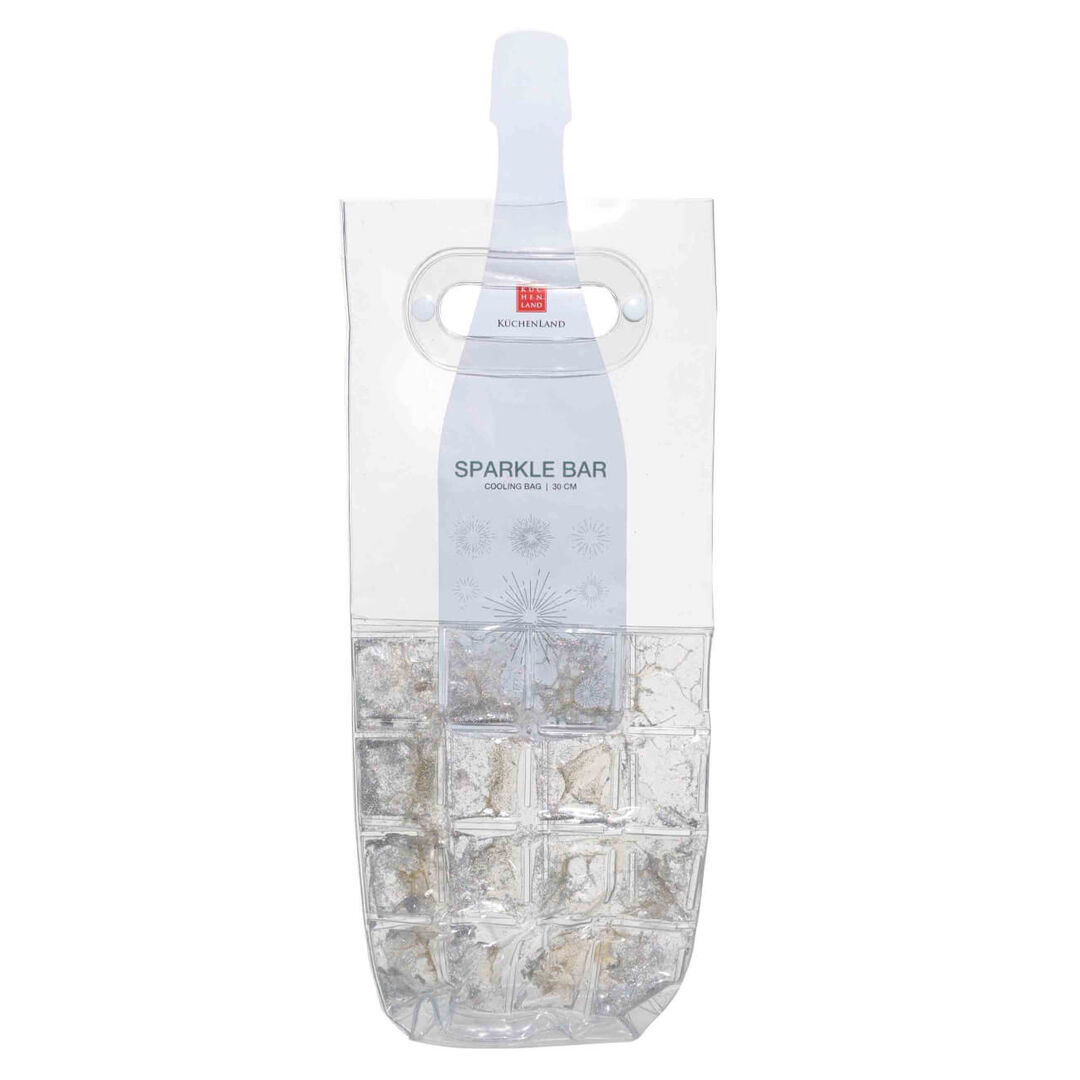 Сумка для охлаждения бутылки пластик Sparkle bar, 30 см