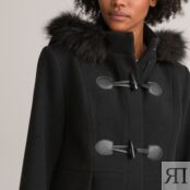 Короткое Пальто с капюшоном 52 (FR) - 58 (RUS) черный