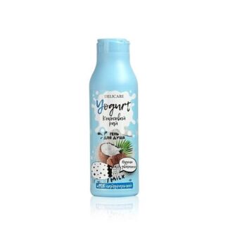 DELICARE Крем-гель для душа YOGURT "Кокосовый рай" 400