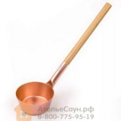 Набор для сауны OXY-M Copper 2 (ушат 5 литров, черпак 33 см, ручка бамбук)