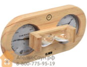 Термогигрометр для бани Банная станция с песочными часами (27х13.8х7.5 см)