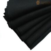 Полотенце банное Linen Steam Уголь (100х140 см, чёрный, 100% лён)