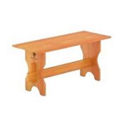 Лавка для бани BentWood из лиственницы 1,50 х 0,40 м H = 0,47 м