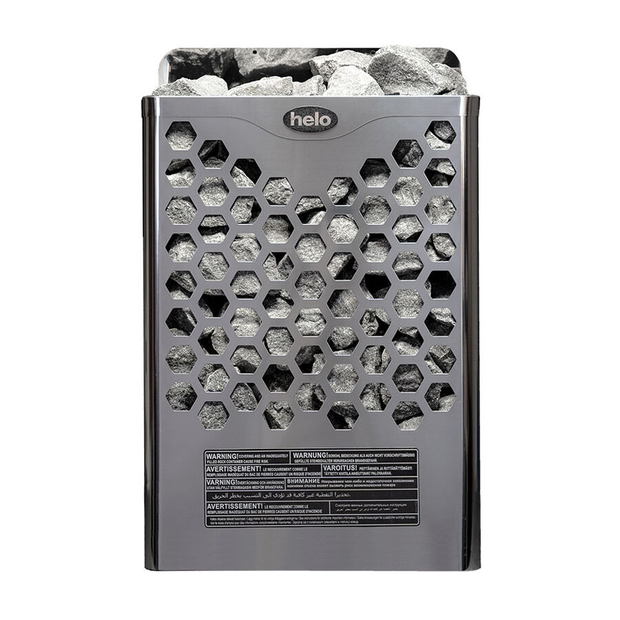 Электрическая печь для сауны Helo Hanko 60 STJ (с пультом, хром)