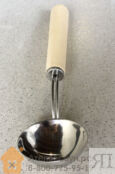 Черпак для бани и сауны Sawo 441-МР (D85 мм, из нержавейки, ручка из сосны)