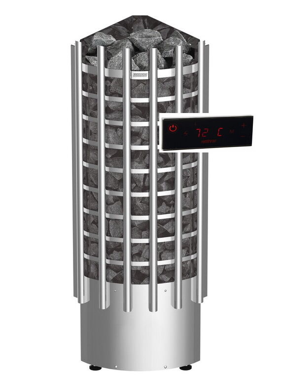 Электрокаменка для сауны Harvia Glow Corner TRC 90 EE (с выносным пультом)