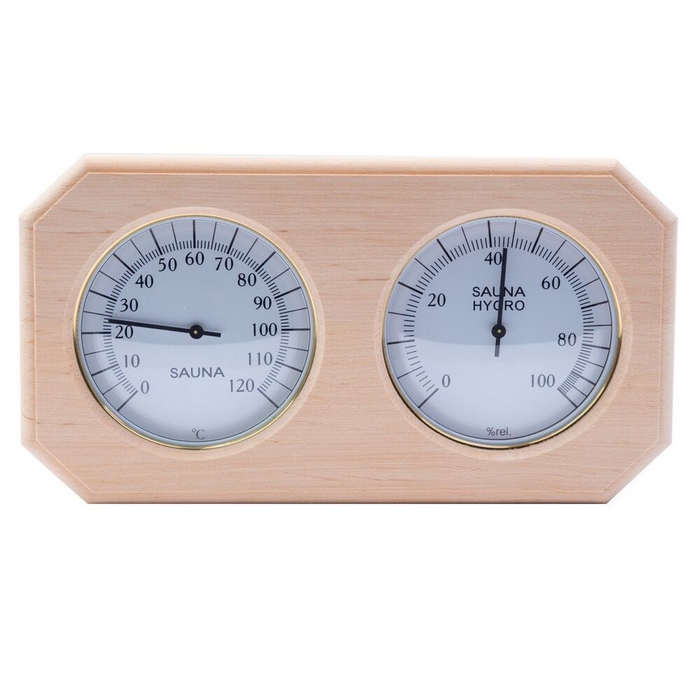 Термометр гигрометр для бани TH-22-A (ольха)