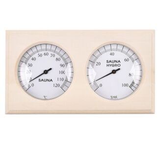 Термометр гигрометр для бани TH-21-L (липа)