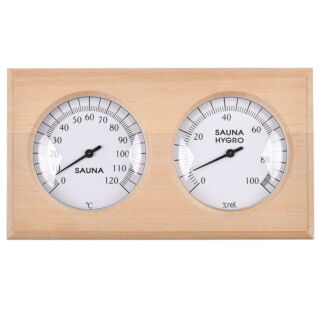 Термометр гигрометр для бани TH-21-A (ольха)