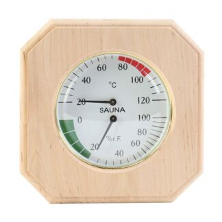 Термометр гигрометр для бани TH-12-A (ольха)