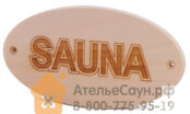 Табличка для сауны Sawo 950-A SAUNA (осина)
