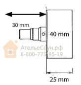 Светильник для турецкой парной Cariitti SY Led (1545170, IP67, нерж. сталь)