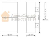 Светильник для турецкой парной Cariitti SX II Led 1545191, IP67, нержавейка