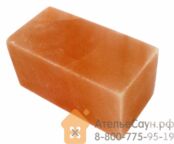 Блок гималайской соли 200х100х100 мм для бани и сауны (все стороны гладкие)