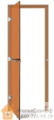 Дверь для бани Sawo 730 3SGD L (7х19, бронза, левая, без порога, кедр)