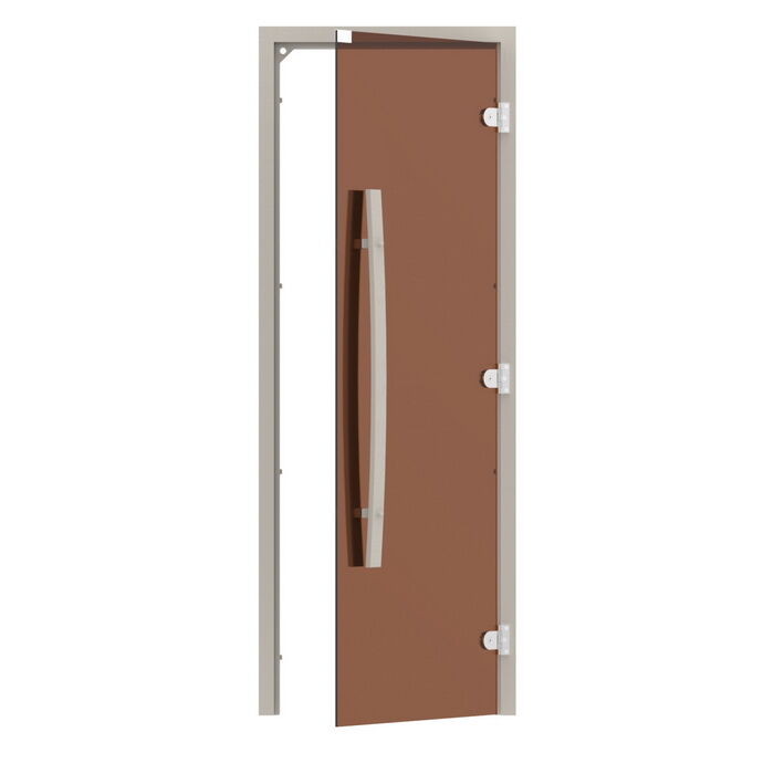 Дверь для бани Sawo 741-3SGA-R-1 (7х19, бронза, правая, без порога)