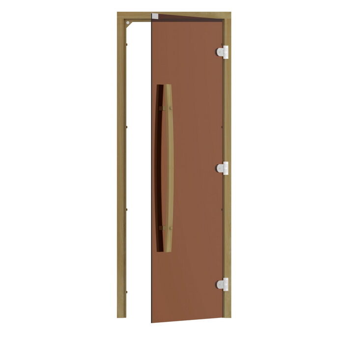 Дверь для бани Sawo 741-3SGD-R-1 (7х19, бронза, правая, без порога)