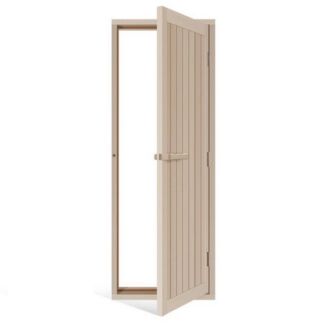 Дверь для сауны Sawo 734 4SA (700х2040 мм, деревянная глухая, с порогом)