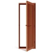 Дверь для сауны Sawo 734 4SD (700x2040 мм, деревянная глухая, с порогом)