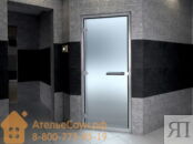 Дверь для хамама Sawo ST-746-R (790х1890 мм, матовая, коробка алюминий)
