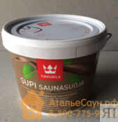 Защитный состав для бани и сауны Supi Saunasuoja EP (для стен сауны, 2.7 л)