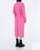 Платье рубашка Erika Cavallini розовое