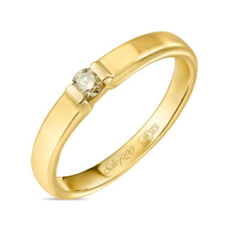 Золотое Кольцо с бриллиантом