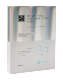 Очищающая шелковая детокс маска для лица с антистрессовым эффектом, Beauty