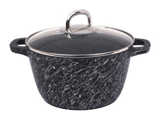 Кастрюля Kukmara Грация 4.5L Black-Silver кчс45а