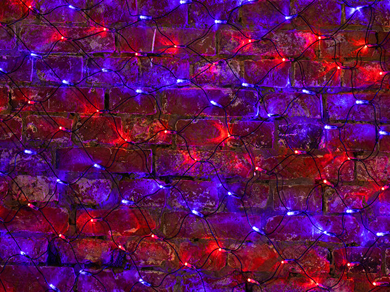 Гирлянда Neon-Night Сеть 2x1.5m 288 LED Red-Blue 215-023 фото 1