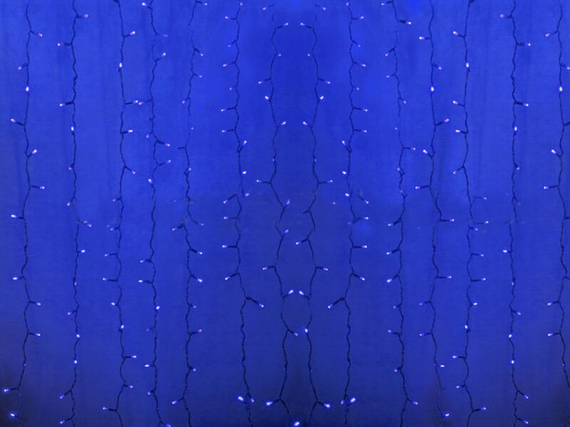 Гирлянда Neon-Night Светодиодный Дождь 2x0.8m 160 LED Blue 235-103 фото 1