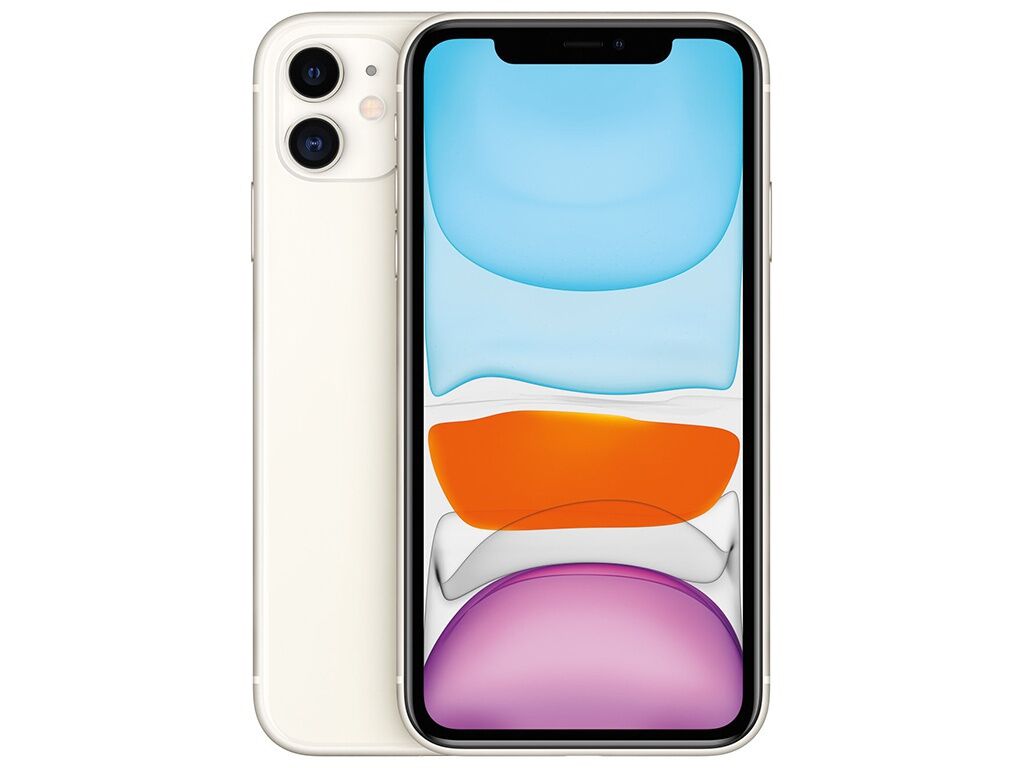 Сотовый телефон APPLE iPhone 11 - 128Gb White новая комплектация MHDJ3RU/A фото 1