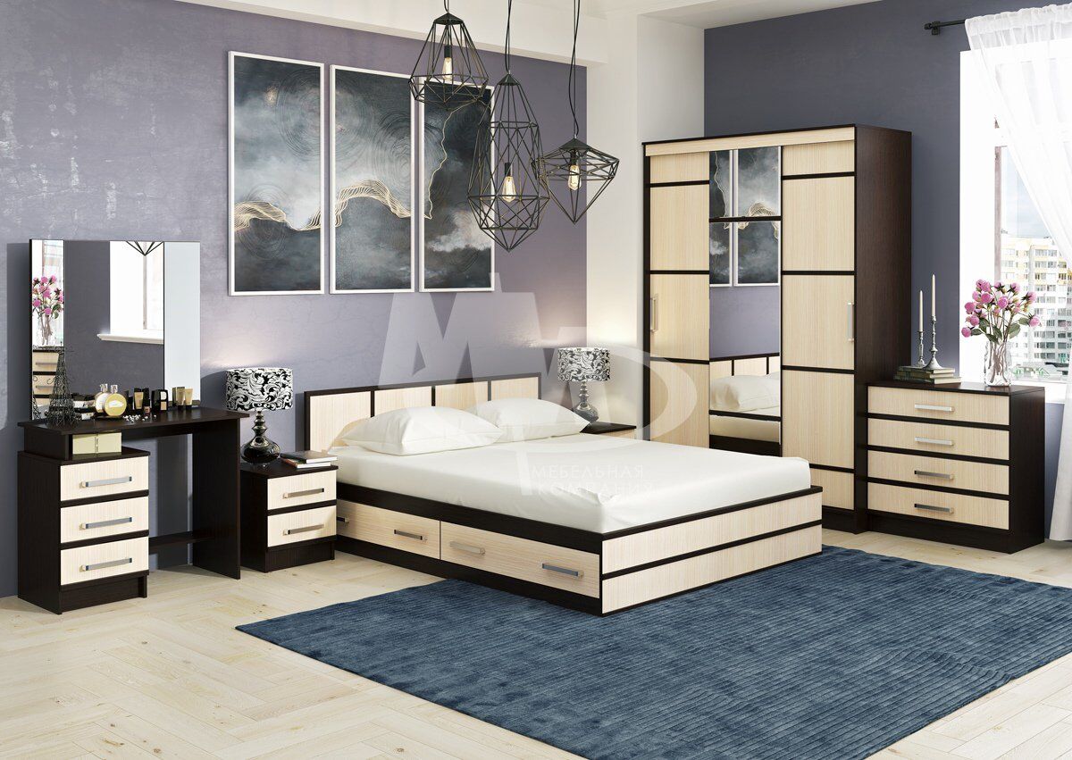 Комплект мебели для спальни Сакура Комплект-2
