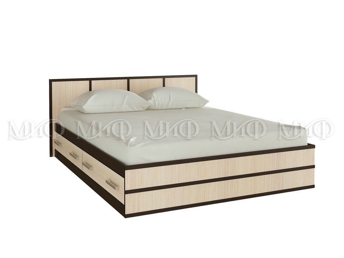 Кровать с ящиками Сакура 1200 мм