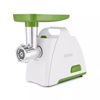 Мясорубка Kitfort КТ-2112-3 1300Вт белый/зеленый Kitfort
