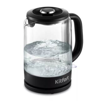 Чайник электрический Kitfort КТ-6156 1.5л. 2200Вт черный Kitfort