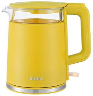 Чайник электрический Kitfort КТ-6124-5 желтый Kitfort