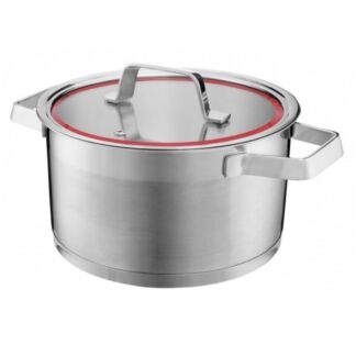 Кастрюля ATTRIBUTE STEEL RED LINE 20х11.5см 3.3л ATTRIBUTE