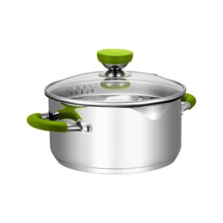 Кастрюля ATTRIBUTE STEEL 20х11.5см 3л LIME ATTRIBUTE
