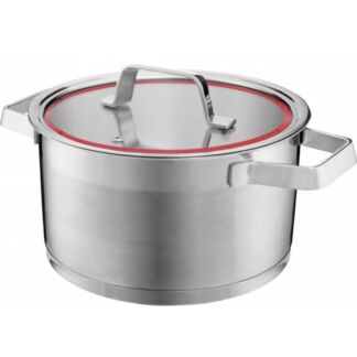 Кастрюля ATTRIBUTE STEEL RED LINE 24х13.5см 5.7л ATTRIBUTE