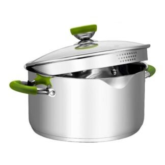 Кастрюля ATTRIBUTE STEEL 24х13.5см 5л LIME ATTRIBUTE