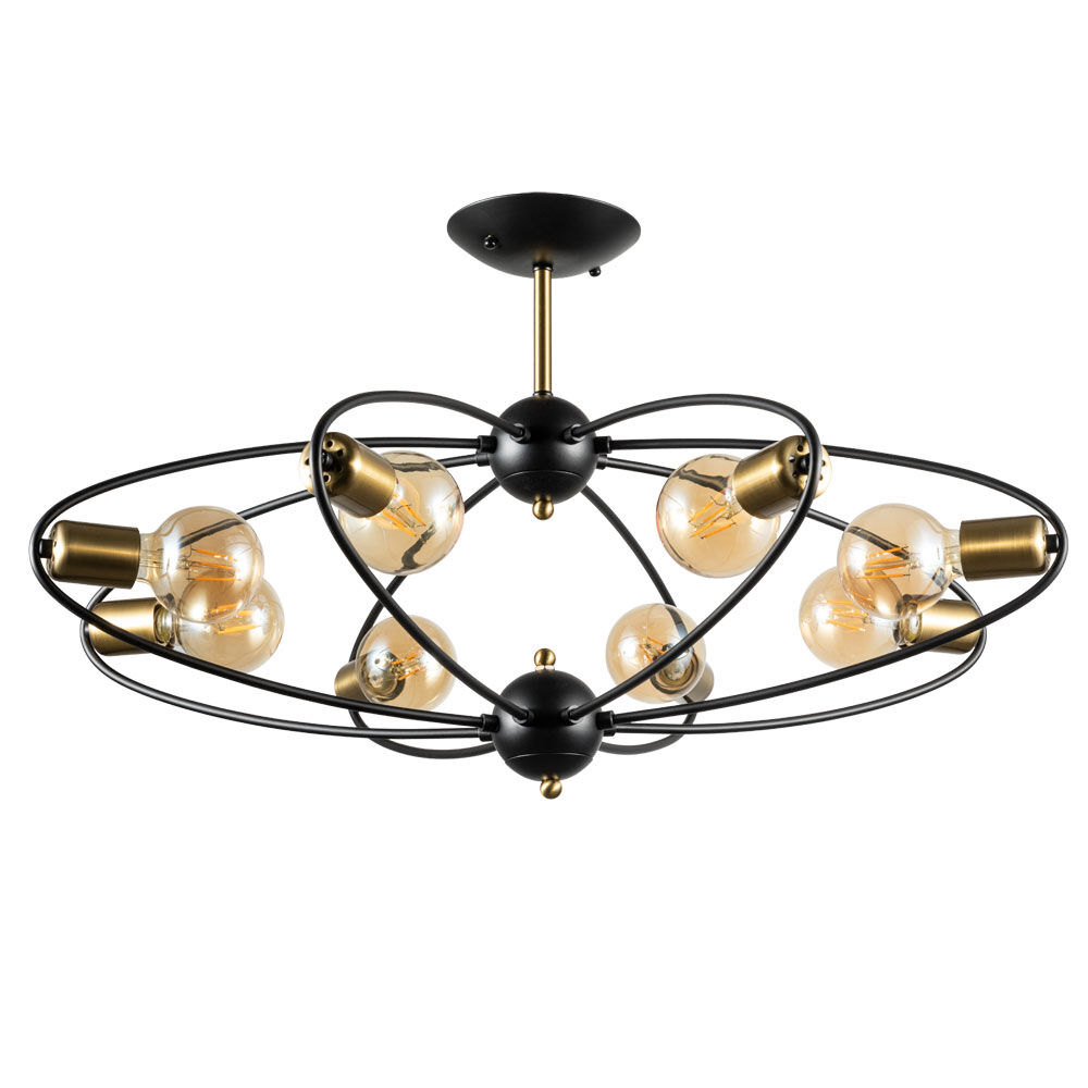 Люстра Arte Lamp Glasgow A1963PL-8BK Arte Lamp A1963PL-8BK фото 1