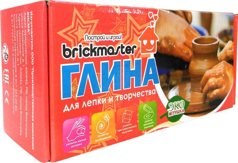 Набор BRICKMASTER 002 Глина 1000 гр Brickmaster 98301 фото 1