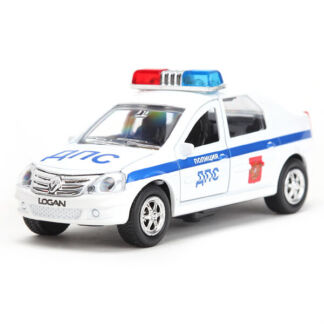 Машина "Renault Logan ДПС" металлическая инерционная SB-13-21-1 Технопарк