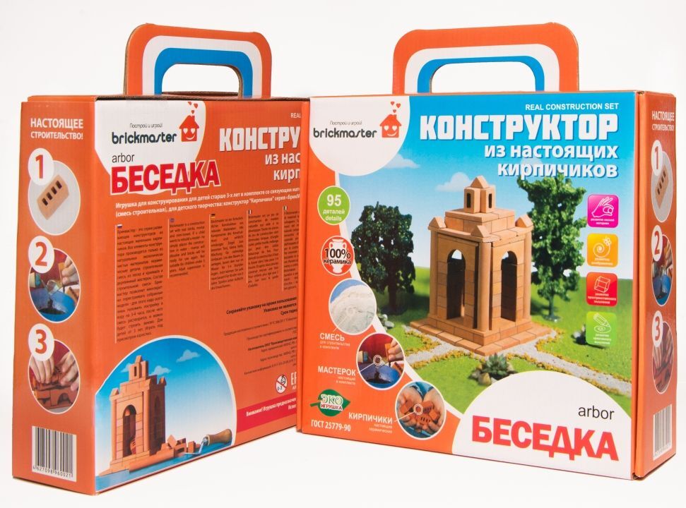 Конструктор BRICKMASTER 303 Беседка (95 деталей) Brickmaster 92572 фото 1