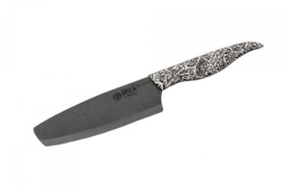 Нож Samura Inca накири, 16,5 см, чёрная циркониевая керамика Samura