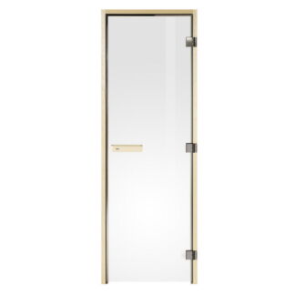 Дверь для сауны Tylo DGL 7x19 (прозрачная, ель, арт. 91032115)