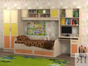 Модульная мебель для детской комнаты фабрики Стиль Белоснежка-1